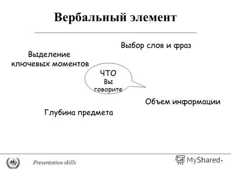 Выделение ключевых слов и фраз