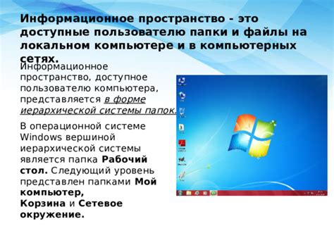 Доступные ресурсы и временное пространство на компьютере