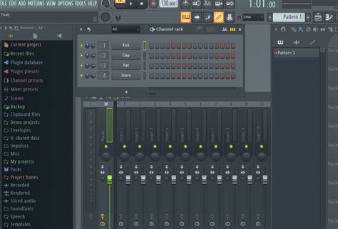 Загрузка аудиоматериала в программу FL Studio 20