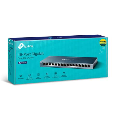 Знакомство с сетевым коммутатором TP-LINK TL-SG116