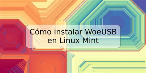 Значение установки woeusb в Linux Mint