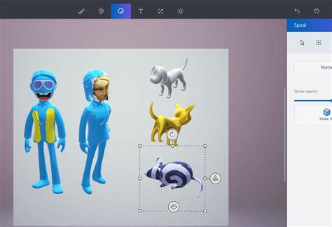 Изучите способы создания простых 3D форм в Paint 3D