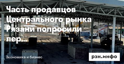 Историческое значение и значение центрального рынка в городе Рязани