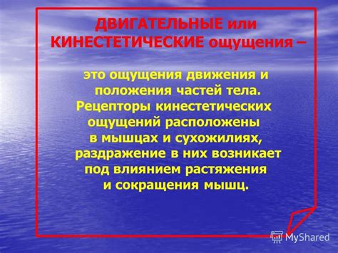 Механизмы возникновения ощущения движения под кожей