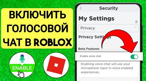 Настройки конфиденциальности голосовой связи в Роблоксе