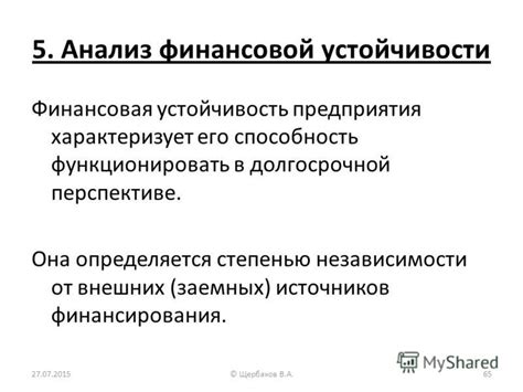 Обеспечение финансовой устойчивости: поиск источников финансирования