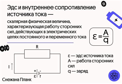 Определение силы тока и напряжения в электрической схеме