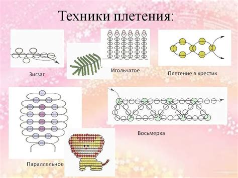 Основные техники плетения