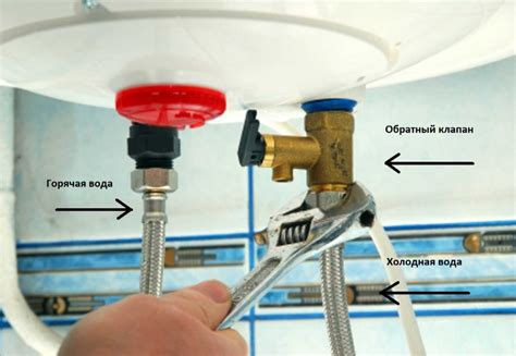 Отключение системы подачи воды и снятие слива