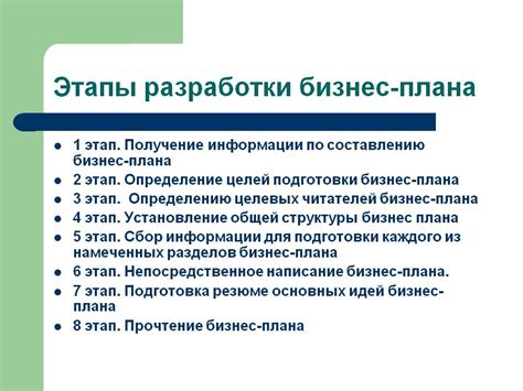 Первый этап: выбор концепции и разработка бизнес-плана