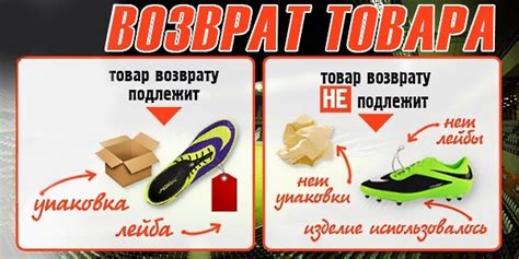 Правила возврата товаров и возврат необходимых позиций