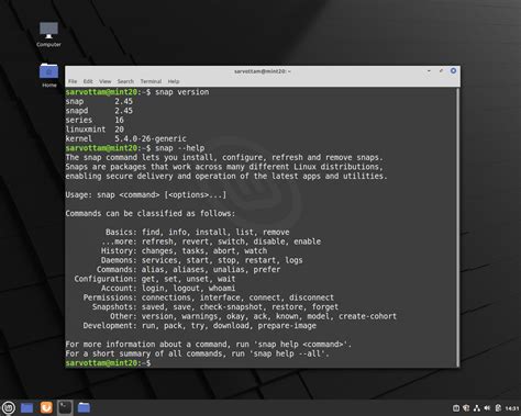 Преимущества использования snap в Linux Mint