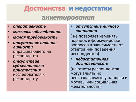 Преимущества и недостатки каждого метода