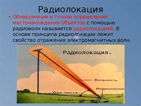 Применение электромагнитных волн в системах радиолокации