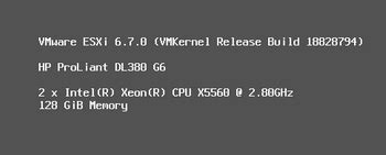 Проверка и запуск установленной системы ESXi 7