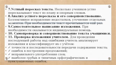 Проверка и исправление возможных недостатков