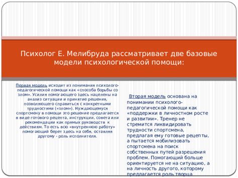 Роль психологической помощи в преодолении проблем с самооценкой