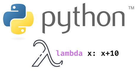 Синтаксис для создания анонимных функций в Python