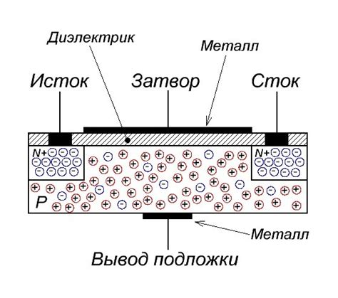 Структура и компоненты транзистора