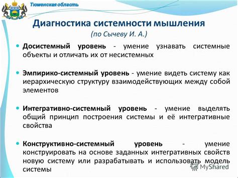 Уровень системности