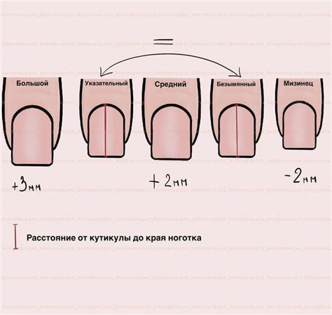 Учитывайте форму и длину своих естественных ногтей при выборе накладных ногтей