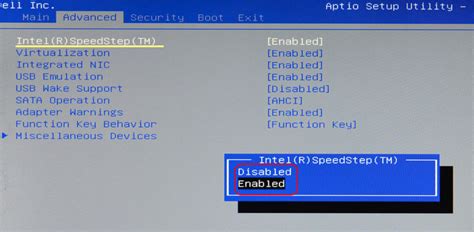 Эффективное управление энергопотреблением процессора: отключение SpeedStep в BIOS Gigabyte