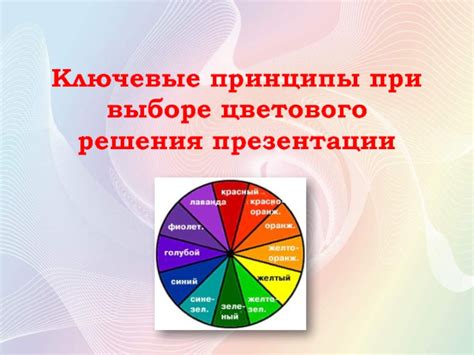 Эффективный выбор цветового решения для фона презентации: ключевые аспекты