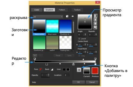  Использование градиентов и текстур в создании фоновых элементов 