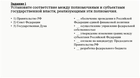  Роль Совета Федерации в государственной системе власти 