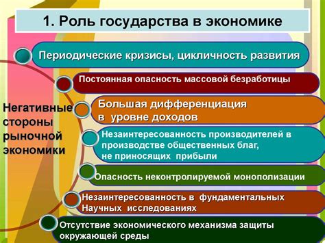  Роль государства в управлении экономической сферой
