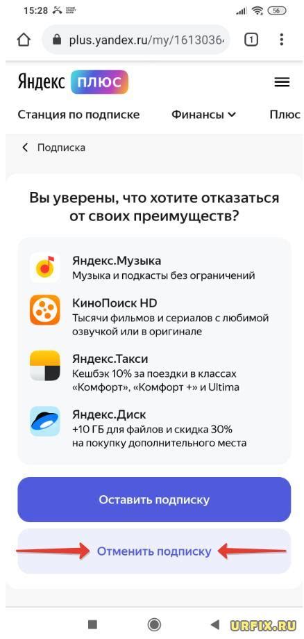  Список сервисов и продуктов, включенных в подписку Яндекс Плюс 