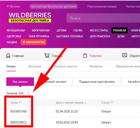  Способы получения информации о статусе заказа на Wildberries
