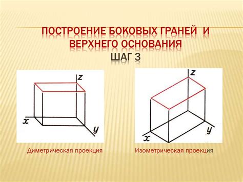  Шаг 3: Построение боковых поверхностей 